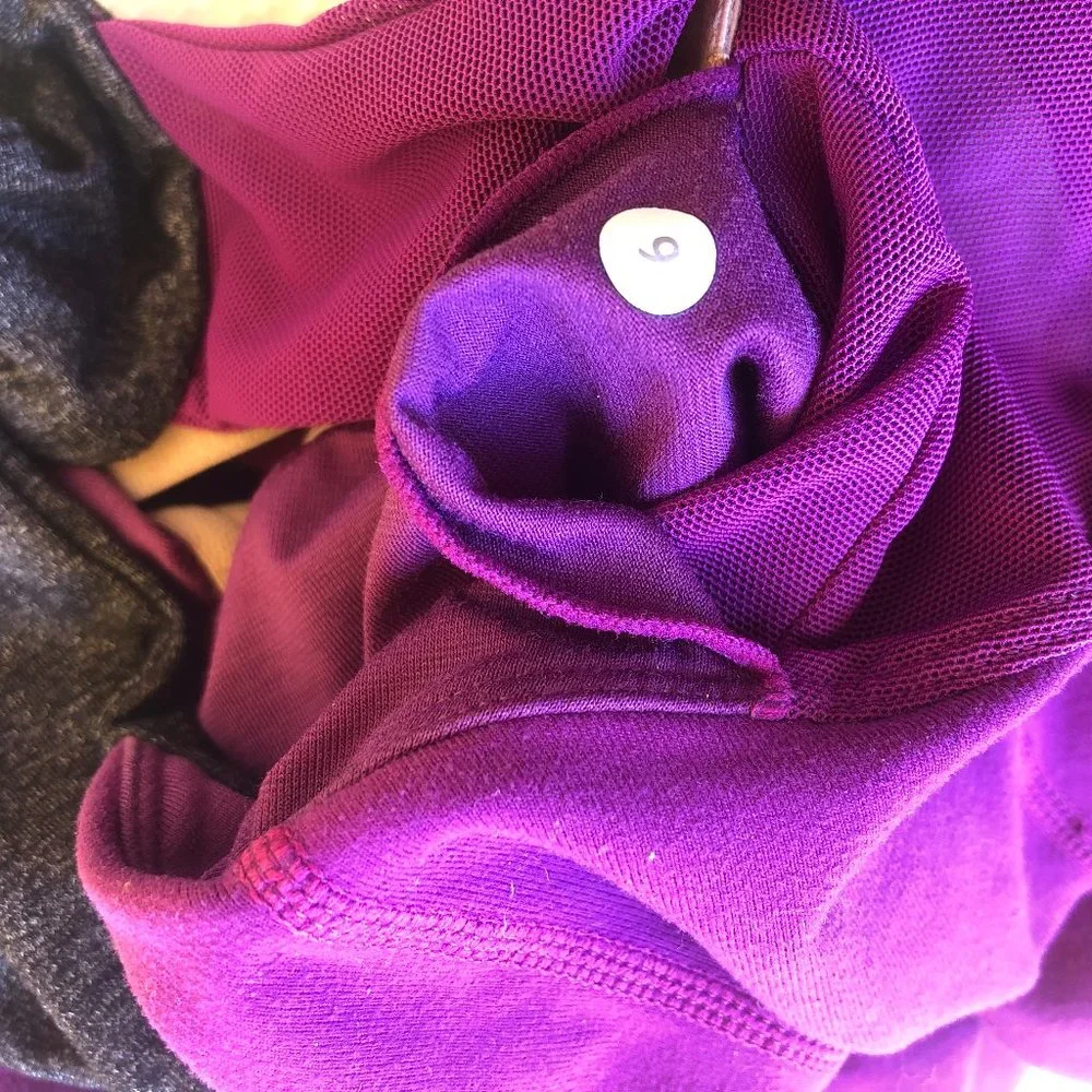 Lululemon Tank Top Scoop Neck Mesh Racerback Yoga